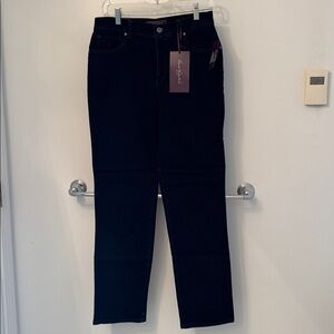 Gloria Vanderbilt Amanda Classic Fit Tapered Jeans - Dark Blue